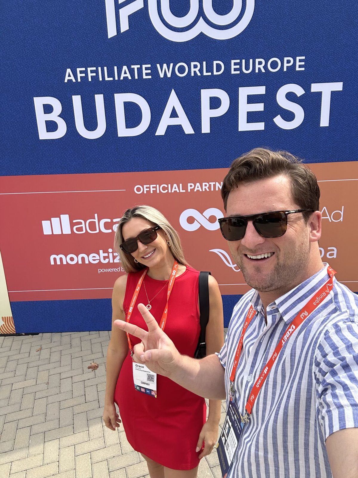 The Consultus Digital team at Affiliate World Europe in Budapest
