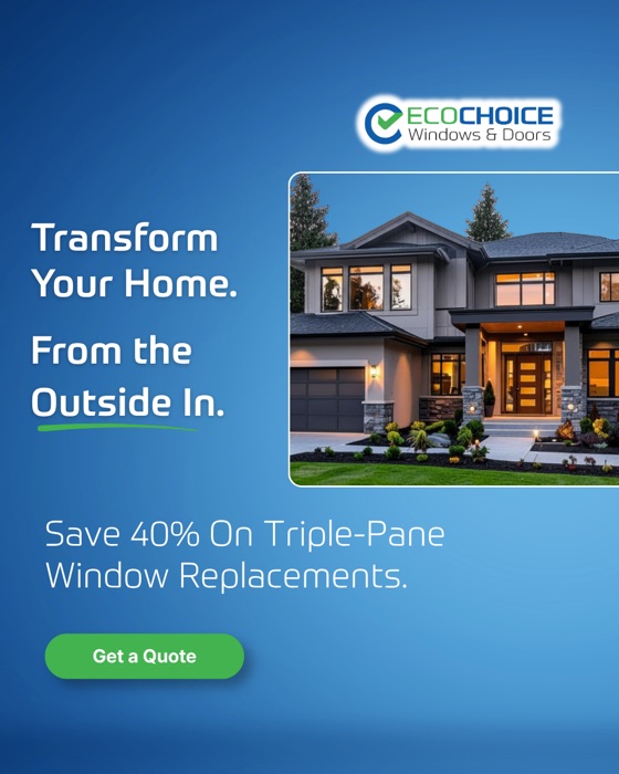 Eco Choice Windows ad creative