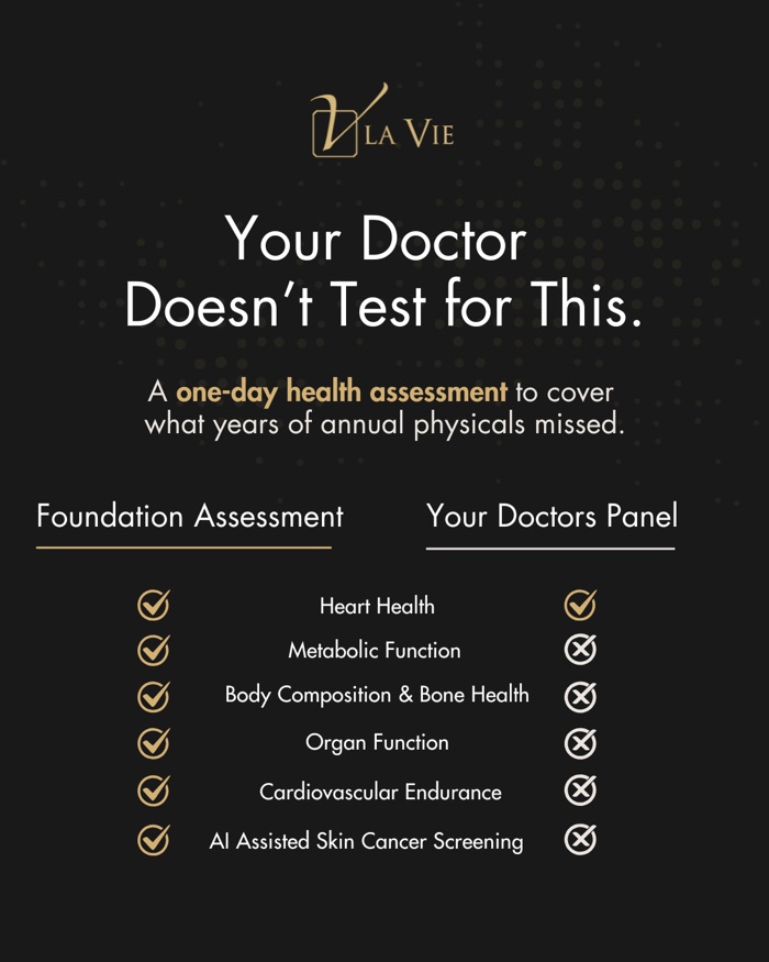 La Vie Executive Health ad creative